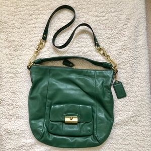 COACH Emerald leather shoulder bag
